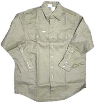 RASCO K950 Khaki Long Sleeve Welder Shirt