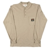 RASCO KTF452 Khaki Fire Retardant Long Sleeve Cotton Henley