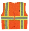 2W International M7038C-2 Orange Class 2 Safety Vest