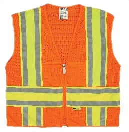 2W International MN321C-2 Class 2 Orange Safety Vest