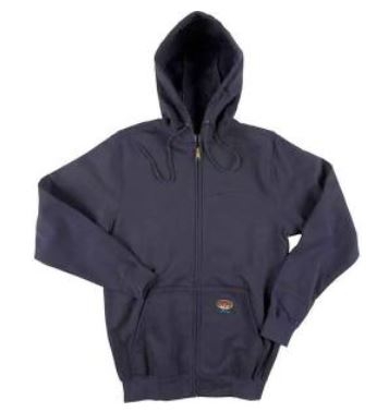 RASCO NSF1151 Navy Fire Retardant Long Sleeve Cotton Sweatshirt