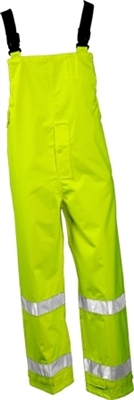 Tingley O24122 Fluorscent Yellow-Green Icon Breathable And High Visibility Waterproof Overall