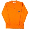 RASCO OTF455 Orange Fire Retardant Long Sleeve Cotton Henley