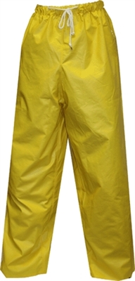 Tingley P56007 FR Yellow DuraScrim Double Coated PVC On Polyester Pants