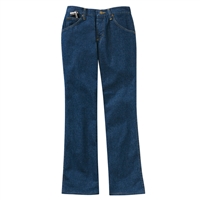 RED KAP PD63 Women's Straight Fit Jean - 34 Unhemmed Length