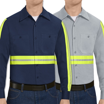 Red Kap SC30 Enhanced Visibility Cotton Work Shirt