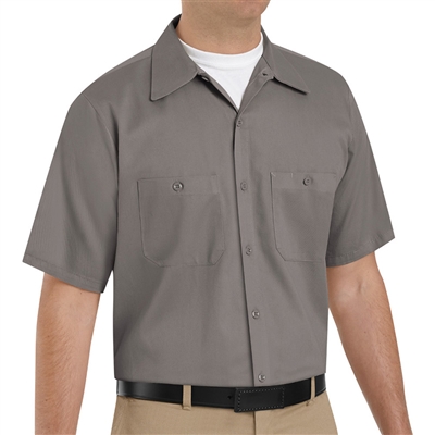 Red Kap SC40 Men's Wrinkle-Resistant Cotton Work Shirt