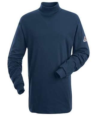 Bulwark SEK2 Navy Flame-Resistant Tagless Mock Turtleneck