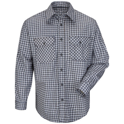 Bulwark SLD6 EXCEL ComforTouch Plaid Uniform Shirt