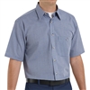 Red Kap SP84 Men's Mini-Plaid Uniform Shirt