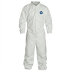 DuPont TY125S Tyvek Coverall Without Hood Or Skid-Resistant Boots
