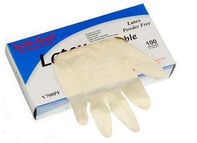 Seattle Glove V700 Powdered Latex Disposable Glove