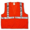 Tingley V70639 Orange Class 2 Vest - Zipper Closure