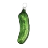 Small Christmas Good Luck Pickle Ornament From Germany Green Matt