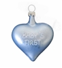 Baby Boy's First Christmas Blue Heart