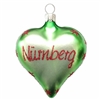 German Blown Glass Nurnberg Heart