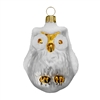 White Snow Owl Ornament From Germany