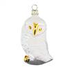 White Snow Owl - Authentic German Blown Glass