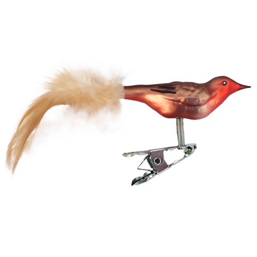 German Mini Robin Red Breast Bird For Feather Tree