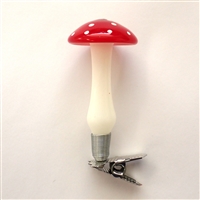 German Clip-On Mushroom Ornament