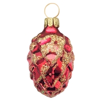 Red & Gold Pine Cone