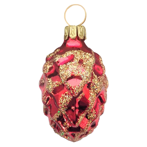 Red & Gold Pine Cone