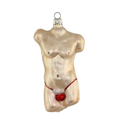 Male Torso With Red Slip