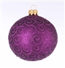 8cm Ball Zara Dark Royal Purple Matt