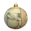 Leonardo da Vinci Blown Glass Ball With Real Cloth