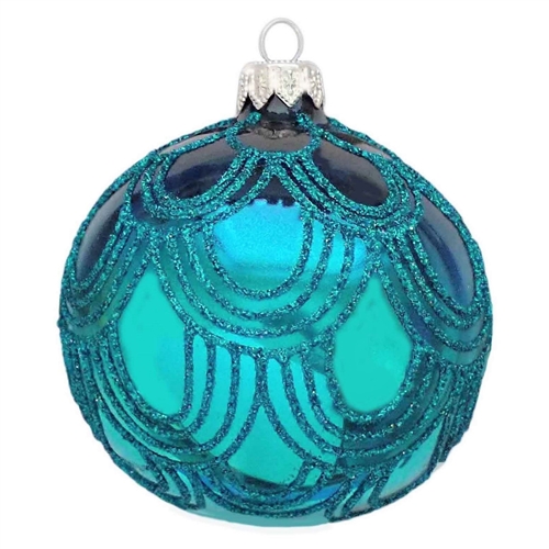 8cm Isabella Turquoise Ball