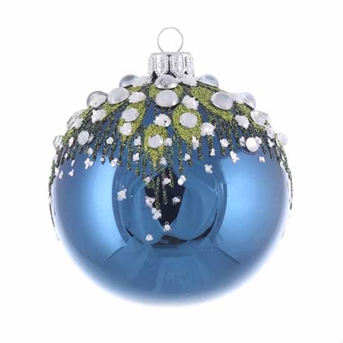 6cm Naomi Blue X-mas Ball