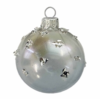 6cm "Ice" Ball - Semi-Translucent (not clear/ice-colored) Glass