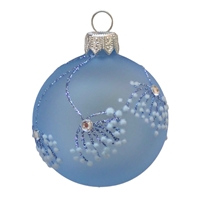6cm Frozen Series Light Blue Winter Frost Ball