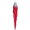 b Fuchsia Icicle With Silver Glitter Top Red Pink