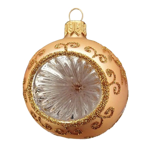 6cm Inka Gold Reflector Ball Delights Style