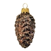 Brown & Gold Pine Cone Ornament