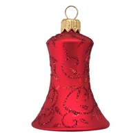 Polish Glass Crimson Red Delights Bell