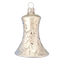 Polish Glass White Delights Bell
