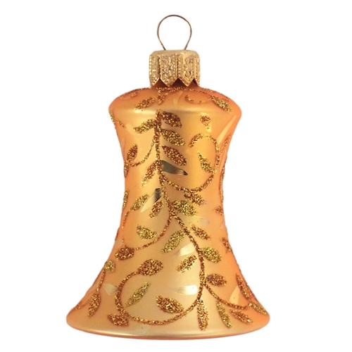 Polish Glass Inka Gold Delights Bell (no clapper)