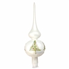 Medium Snow White Merry Christmas Series Tree Topper Finial