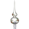 Mistletoe & Holly Grey Satin Tree Topper Finial