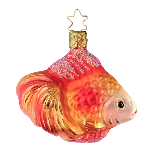 Inge Glas Brilliant Goldfish Ornament