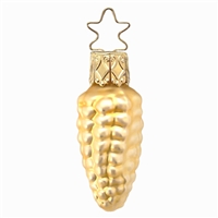 Inge Glas Mini Ear Of Corn Feather Tree Ornament
