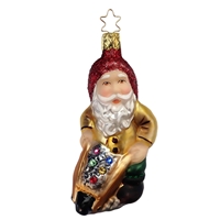 Inge Glas Gnome Delivering The Goods Swarovski-Inspired