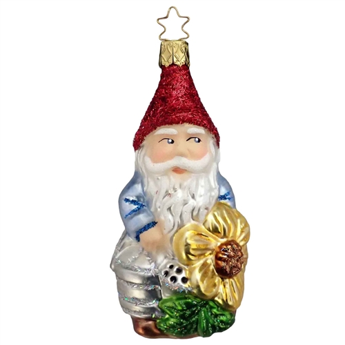 Inge Glas Gnome With Flower