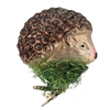 #2 Large Inge Glas Clip-On Hedgehog Ornament With Grass