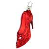 Inge Glas Red High Heel Dress With Crystal Element