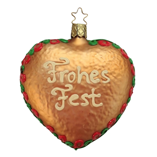 b Inge Glas Christmas Fest Gingerbread Heart Frohes Fest