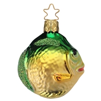 Inge Glas Puffer Fish Green