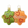 Inge Glas Best Friends Forever 2 Ornament Set ** SALE Reg. $24.95